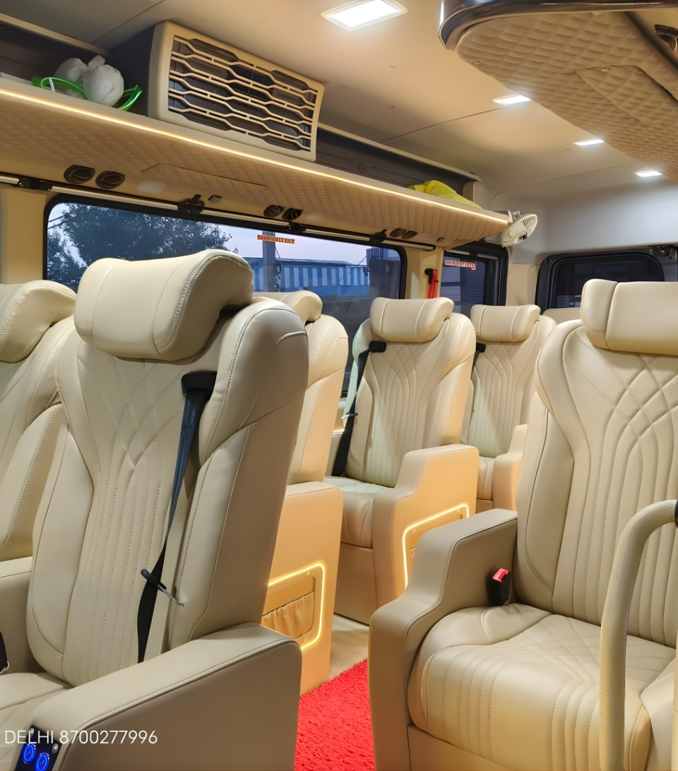 Urbania mini bus hire for outstation trips India